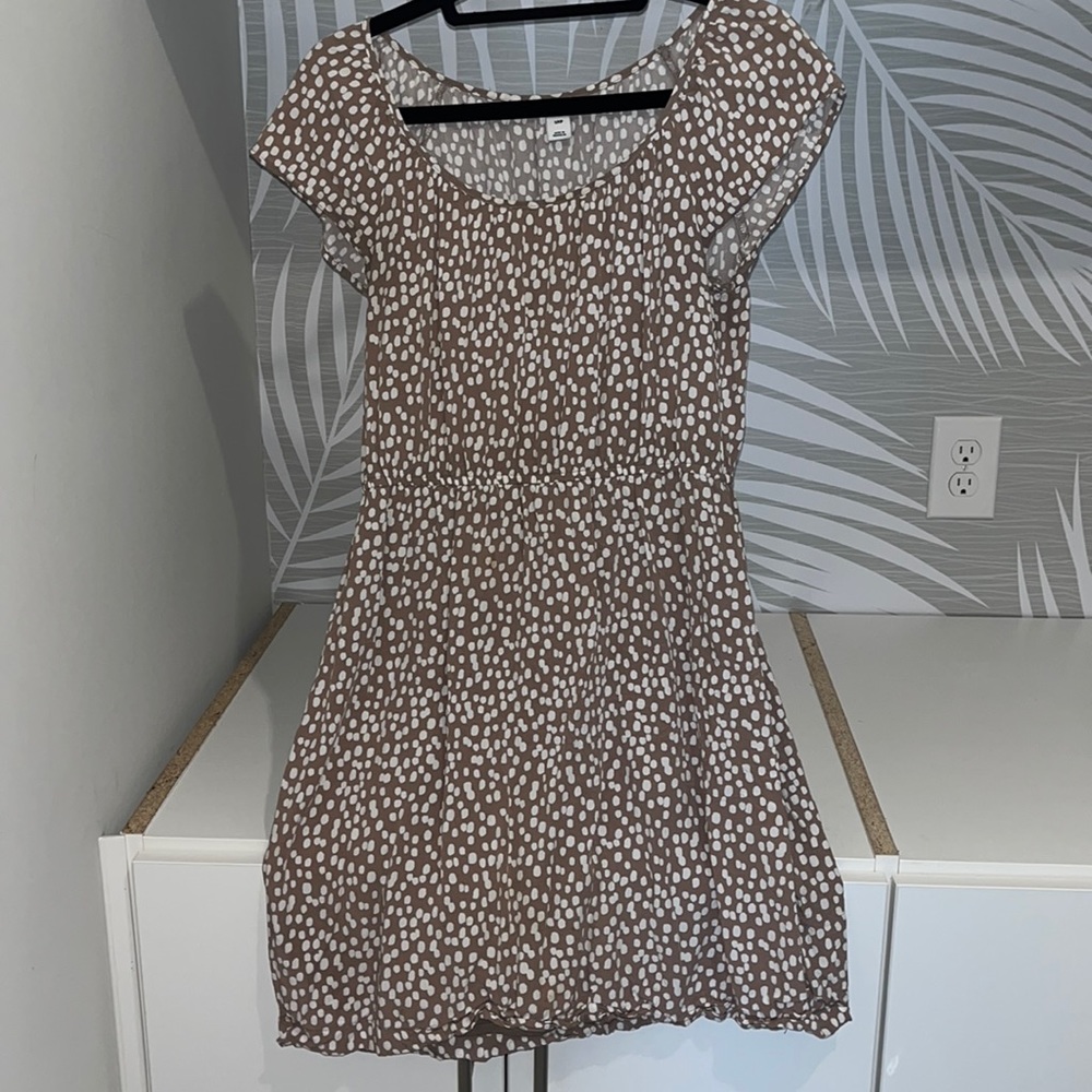 Antelope Fawn print dress